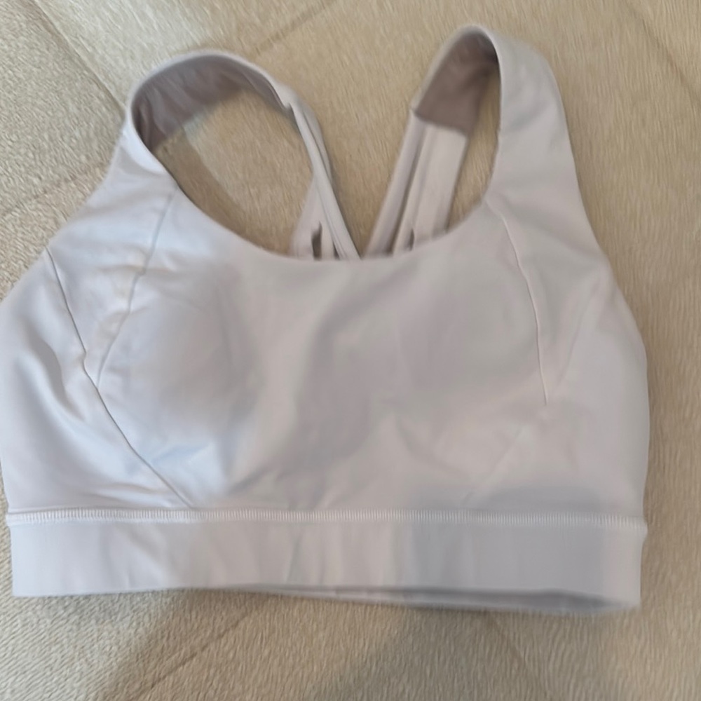 Lululemon Athletica White Sports Bra- Size 6